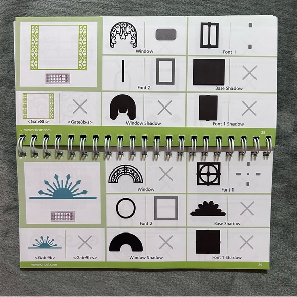 Cricut ORNAMENTAL IRON shapes & font - Picture 7 of 14